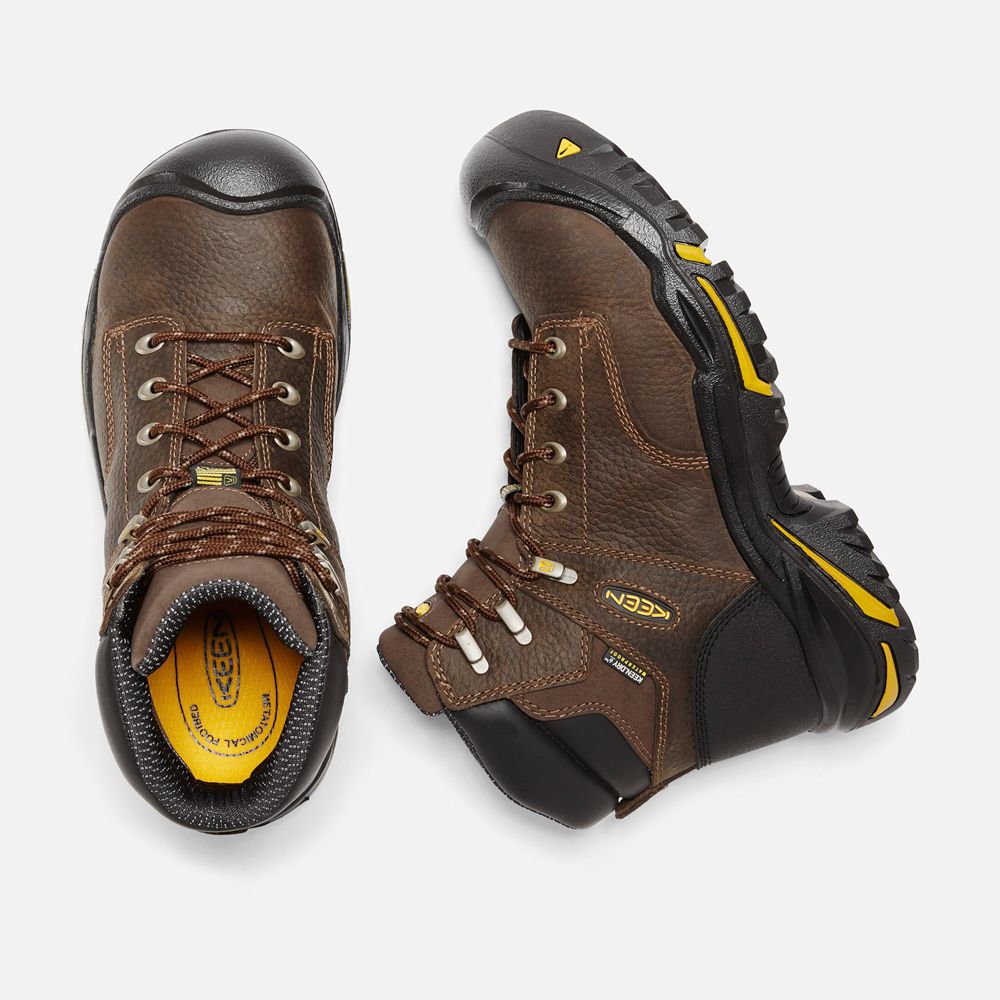 Botte de Travail Keen Homme Marron | Mt Vernon 6\" (Soft Toe) | UAZLX-4107